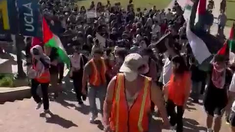 This is @UCLA where students are screaming "intifada, intifada”