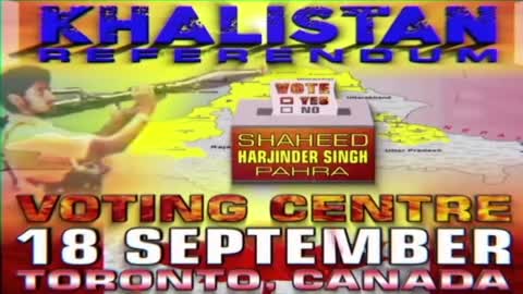 Khalistan Referendum Canada | 18th Sept 2022