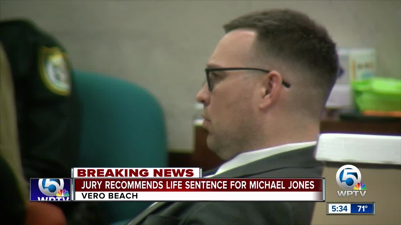 Jury recommends life in prison for Michael Jones