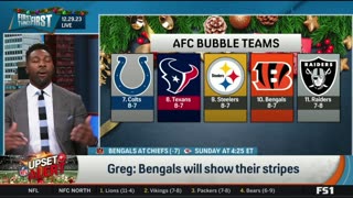 FIRST THINGS FIRST Nick Wright reveals who's on upset Alert in week 17