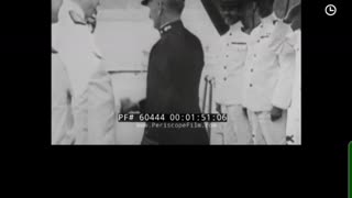 Newsreel Return of US fleet end of WW1. #history