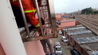 4yo Boy Hanging From 3rd-Floor Burglar Bars Rescued