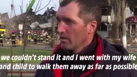 Ukrainian rescuers fight to save hundreds feared buried alive in borodyanka,Ukraine