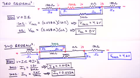 How to solve Any series and parallel circuit problem