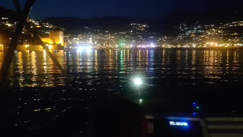 Alanya city at night