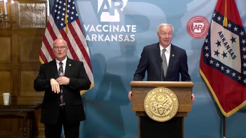 Arkansas Governor Provides Update On Covid Cases In His State