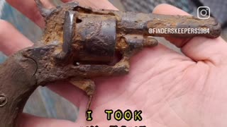 Magnet Fishing Pistol found and cleaned