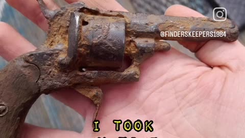 Magnet Fishing Pistol found and cleaned