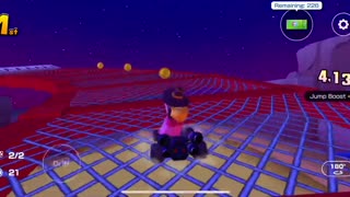 Mario Kart Tour - Peach Parasol Glider Gameplay (Cat Tour Token Shop Reward)