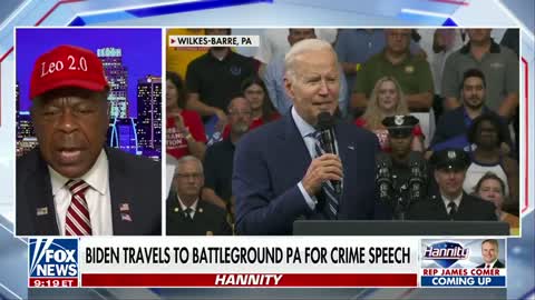 Biden 'in a 1955 time warp,' spouting 'racist' stereotypes during Pa. rally: Terrell