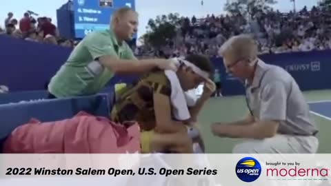 Winston Salem tennis dimitrov retires because of dizziness and shortness of breath