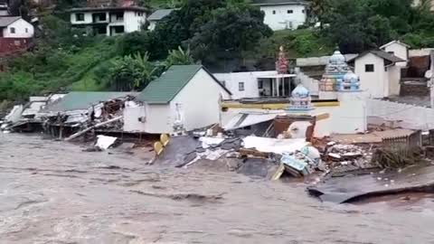 Umhlatuzana Hindu temple washed away