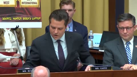 Rep. Matt Gaetz: BREAKING: Senior DOJ Official accidentally CONFIRMS “ongoing investigation”