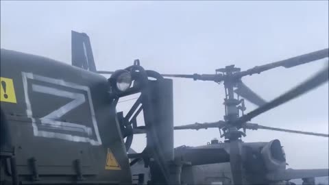 Russian Troops Move Helicopters From Chernobaevka