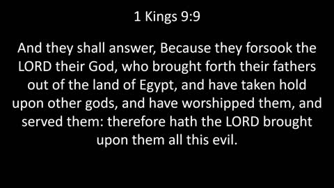 KJV Bible 1st Kings Chapter 9