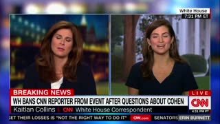 Kaitlin Collins Responds to Sanders Statement on Getting Barred from Rose Garden Event