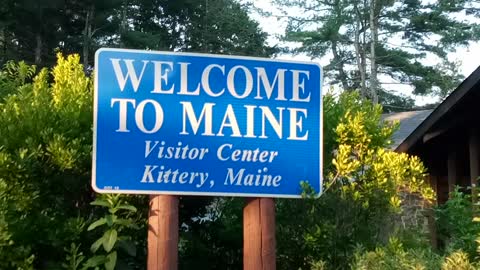 Maine visitor center on I95