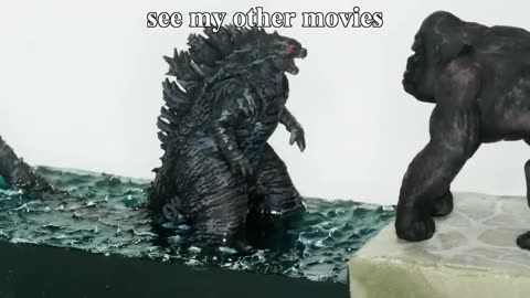 Godzilla vs. Kong Diorama RESIN ART