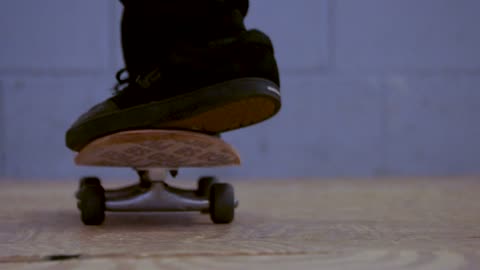 Slow Motion Video - Skateboarding 2023 - 360 flat slide spin