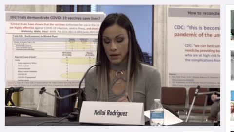 Expert and Vaccine Injured Roundtable Part 5 Injured Kellai Rodriguez