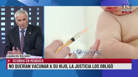 El Dr. Claudio Zin se refiere a las vacunas obligatorias, al caso de Mendoza.
