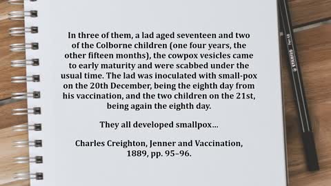 Amazing Short on the History of Vaccine Effectiveness - includes Smallpox Story!