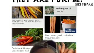 Carrots Are Not Orange Originally!