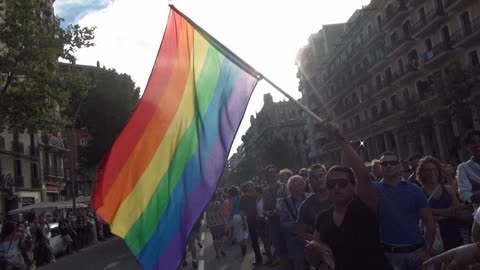 Barcelona Spain . Gay LGBTQIA+ Pride Barcelona 1of 2 2014