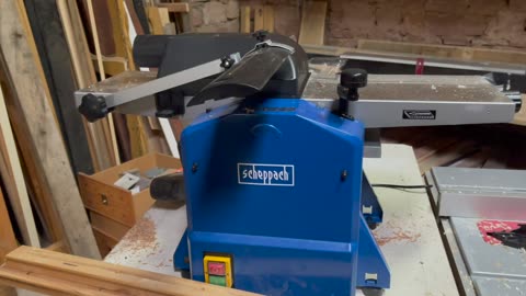 Scheppach Jointer planer combo, unboxing and test run