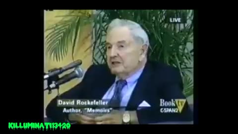 David Rockefeller admitting he recruited Henry Kissinger and Klaus Schwab