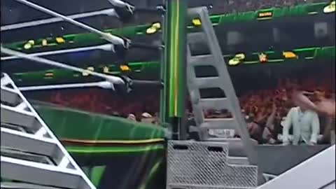 Seth Rollins send Kevin Owens through a ladder #Short