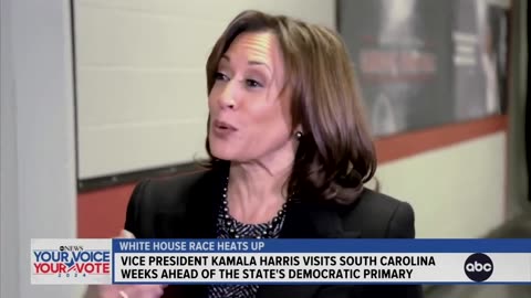 Kamala Harris Describes Her Campaign: "You Either Run Without An Opponent Or You Run Scared"