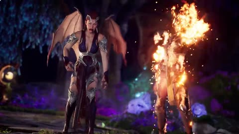 Mortal Kombat 1 official Megan Fox becomes Nitara trailer