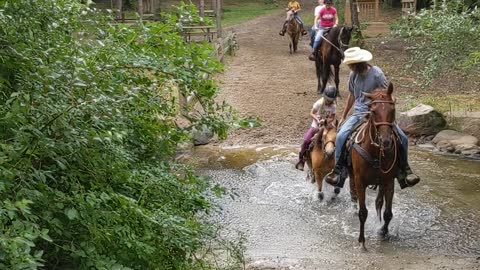 Waterloo Creek Crossing - heading back to trailer 27 July 2022