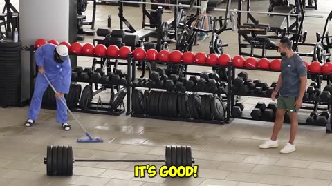 Elite Powerlifter Pretended to be a CLEANER #22 _ Anatoly GYM PRANK