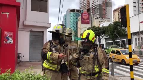 Grave incendio la tarde de este miércoles en la carrera 27 con 41 de Bucaramanga