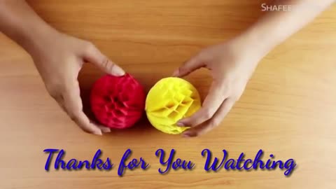 How to make a Paper Ball : Paper Crafts