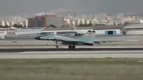 Mig 29 Fulcrum landing iranian Air Force😂😮