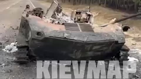 Wrecked Russian Vehicle