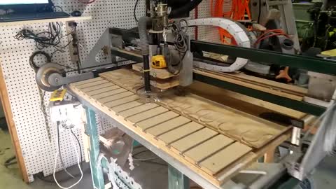 Cutting puzzle jointing jigs on my CNC router