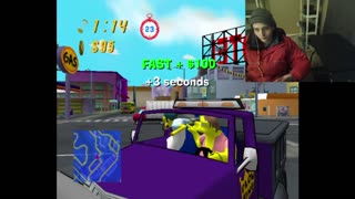 The Simpsons Road Rage Road Rage Mode On The Entertainment District Map While Driving As Barney