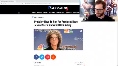 HOWARD STERN WANTS TO RUN FOR PRESIDENT OVER ROE VS WADE RULING