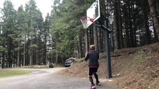 5’8” Kid Attempting to Dunk on a 10 Foot Basketball Hoop - 5’8” Dunk Journey #115