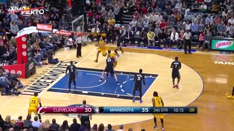 Kyrie Irving Makes Gorgui Dieng DANCE with Crossover