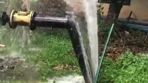 Water leckage through pump