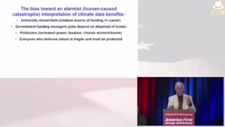 Climatologist Dr. Roy Spencer completely debunks the climate change agenda with statistics