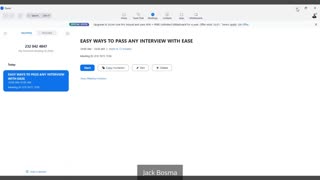 Topic: EASY WAYS TO PASS ANY INTERVIEW WITH EASE