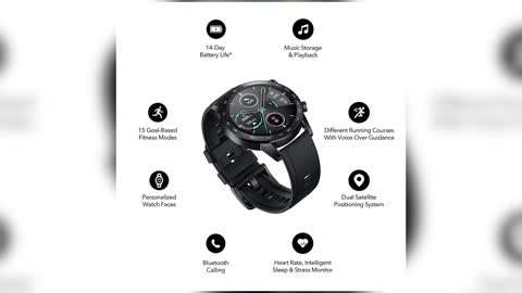 (Renewed)Honor2 BT Watch2 with Battery(14-Days Battery Battery Life_Compatible with Android and iOS)