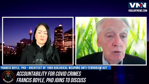 'Covid' Vaccines Meet The Criteria Of Biological Weapons. Dr. 'Francis Boyle' & 'Maria Zee'