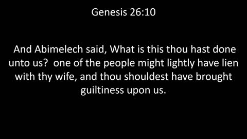 KJV Bible Genesis Chapter 26